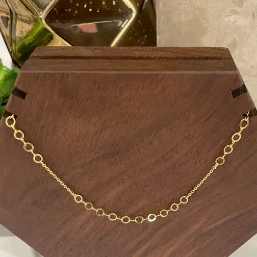 Delicate Multi-Chain Gold Necklace