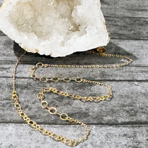 Delicate Multi-Chain Gold Necklace