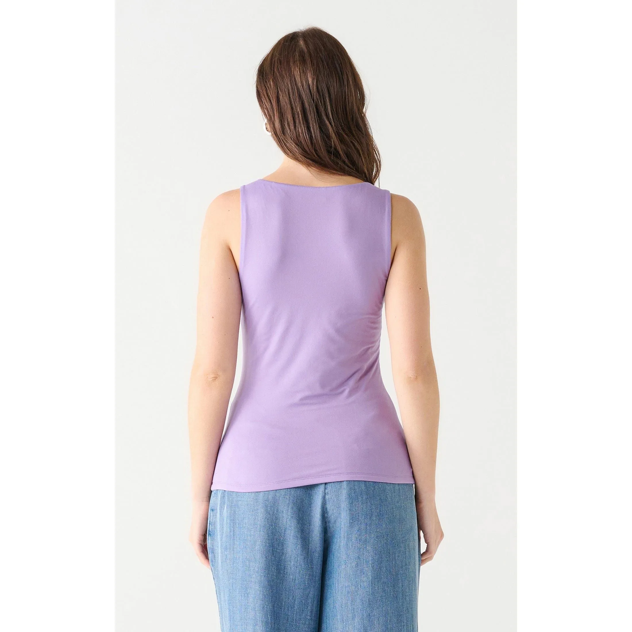 Dex Black Tape Square Neck Tank