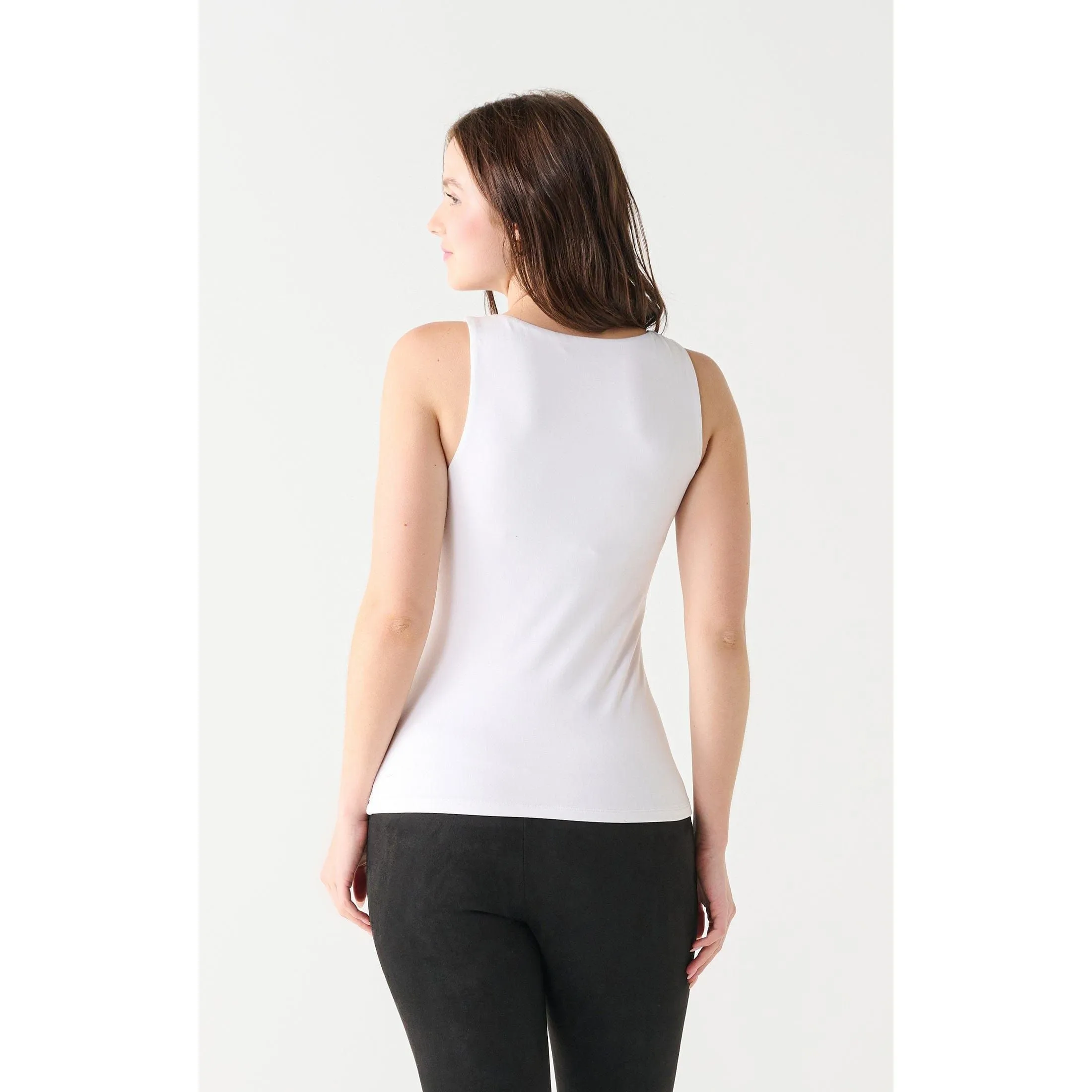 Dex Black Tape Square Neck Tank