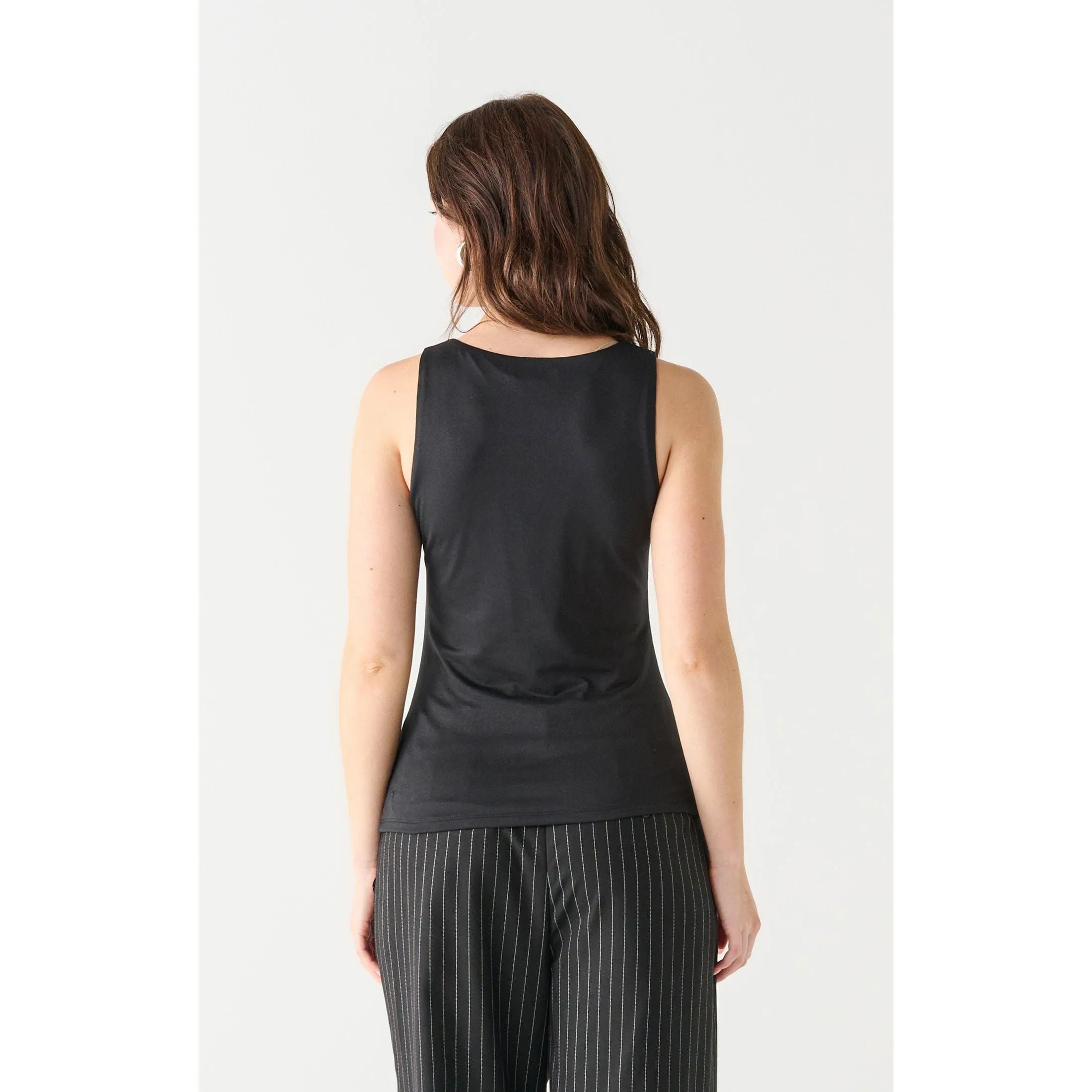 Dex Black Tape Square Neck Tank