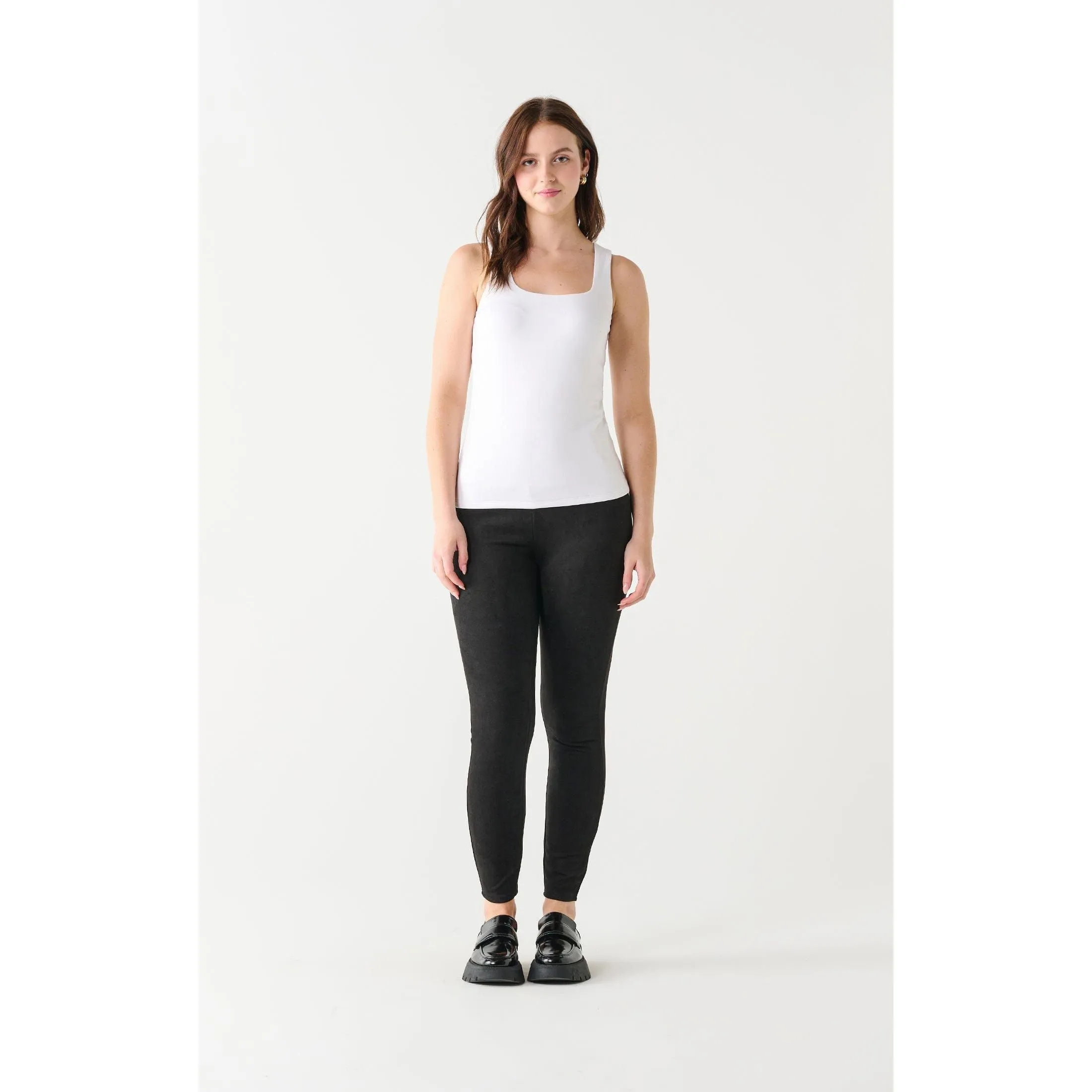 Dex Black Tape Square Neck Tank