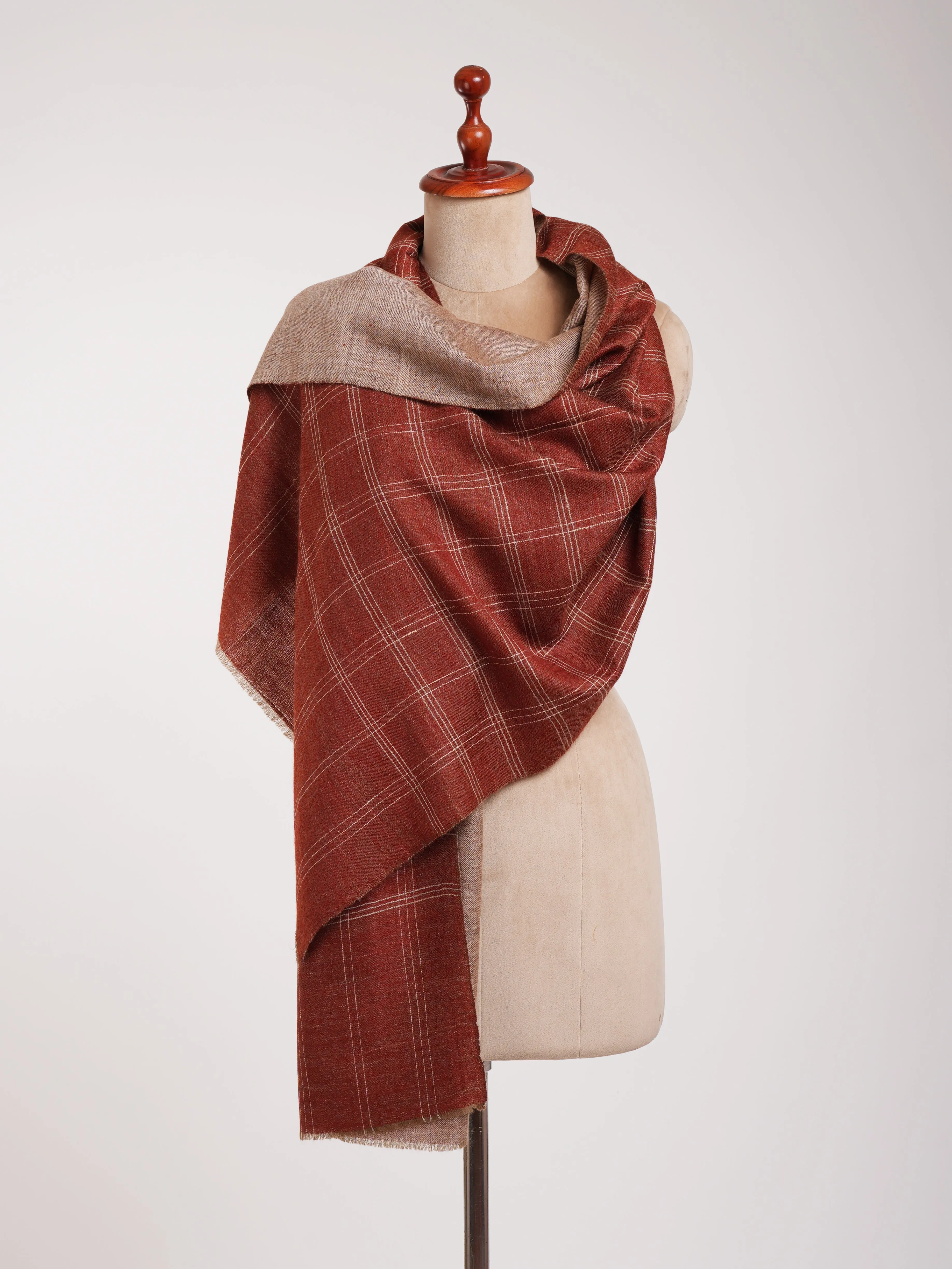 Dorukha Handloomed Indian Cashmere Wrap
