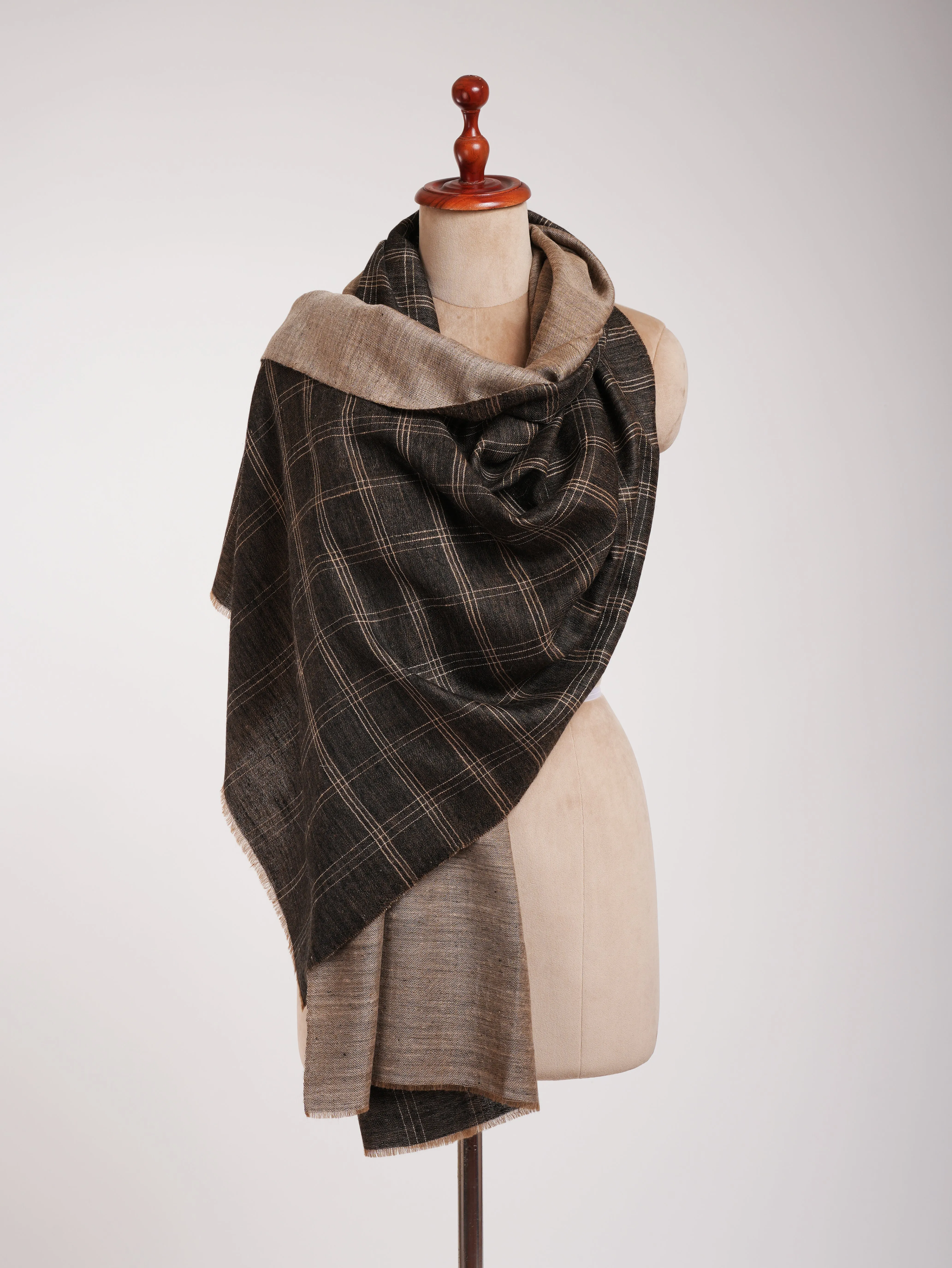 Dorukha Handloomed Indian Cashmere Wrap