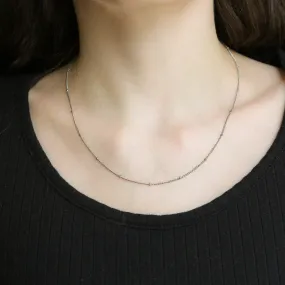 Dottie Sterling Silver 18 inch Necklace