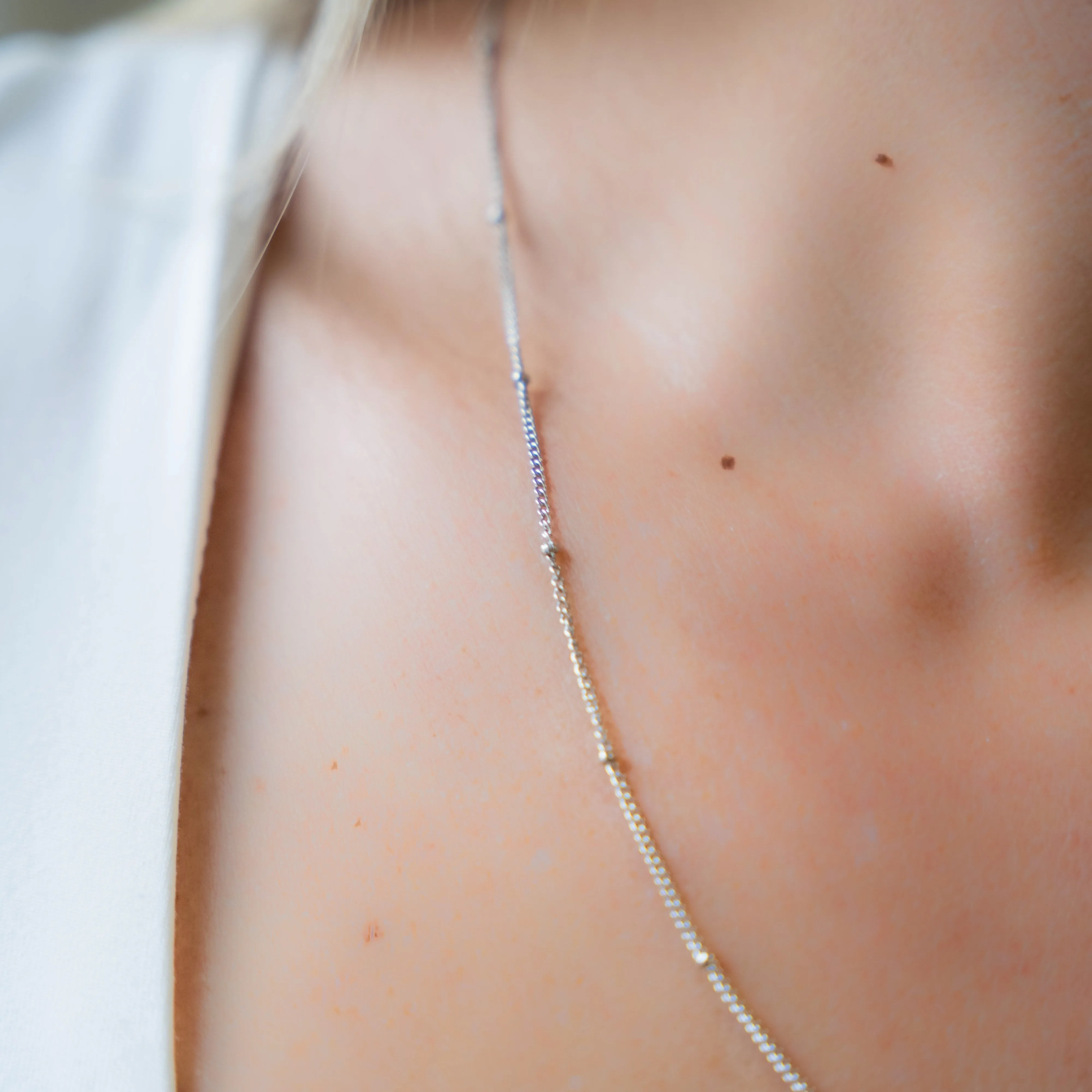 Dottie Sterling Silver 18 inch Necklace