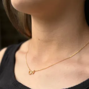 Double the Love Dainty Crystal Hearts Necklace (GOLD, ROSE GOLD OR SILVER)