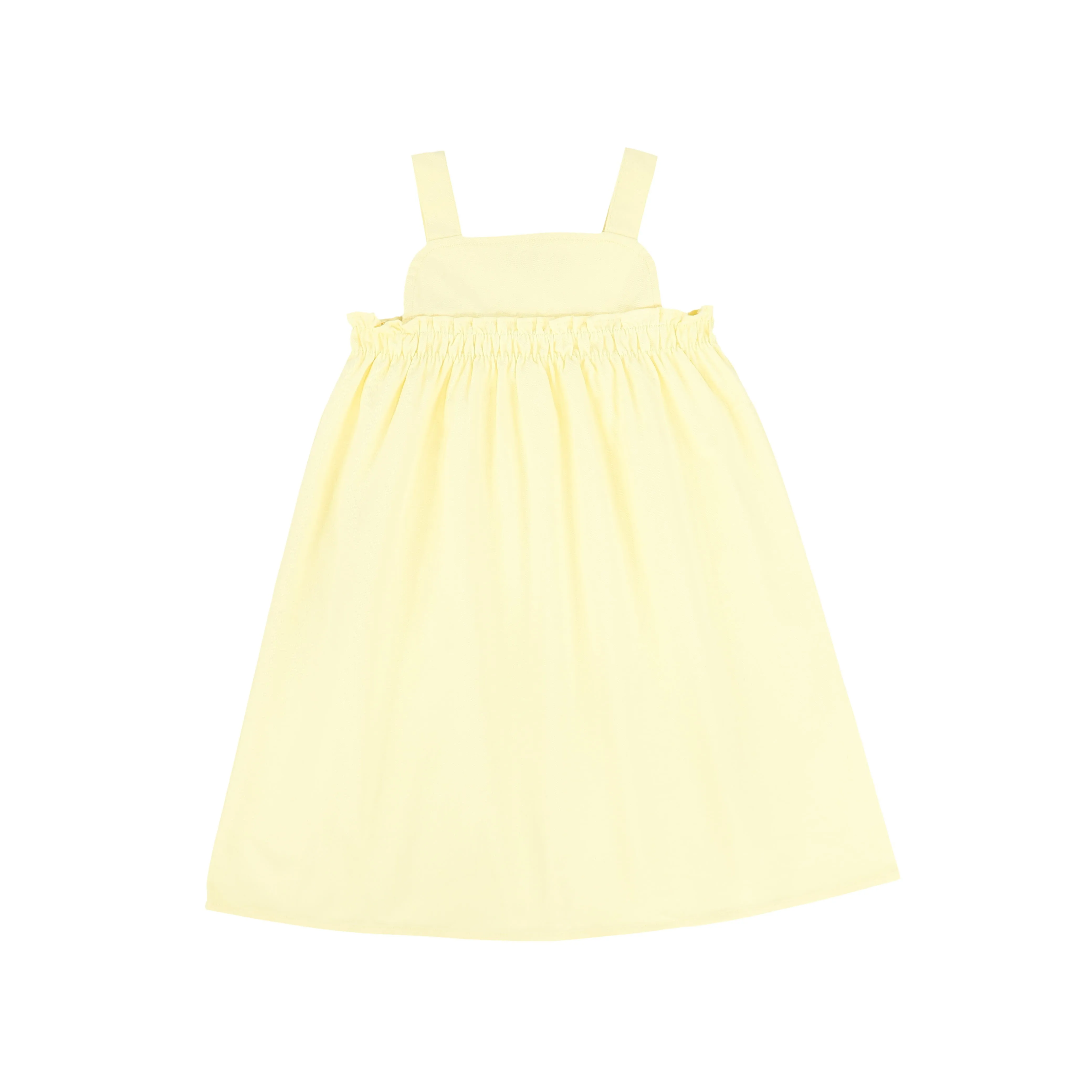 dress high waist jumper - yellow