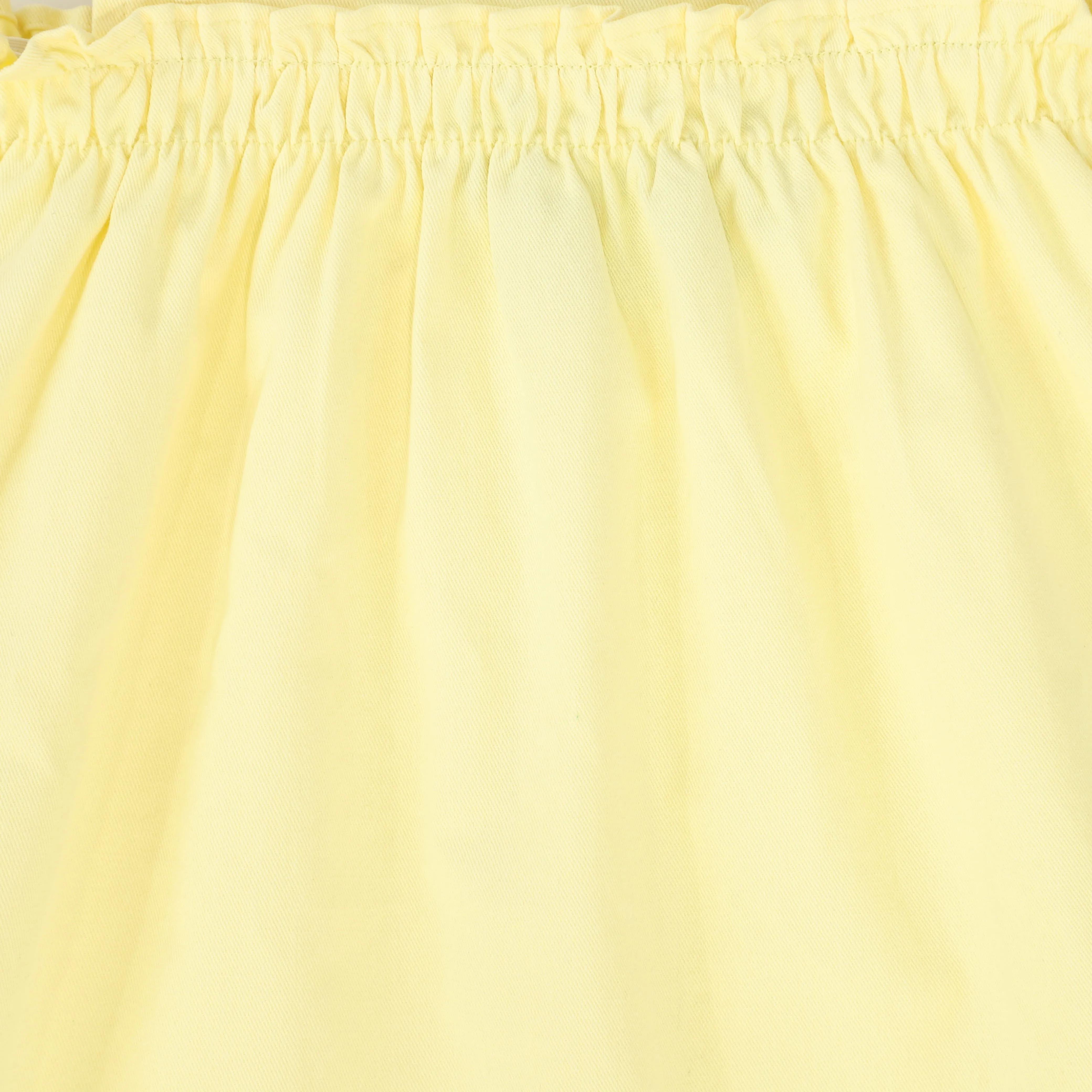 dress high waist jumper - yellow