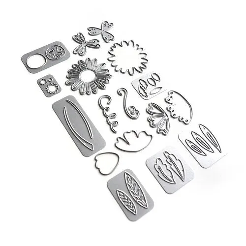 Elizabeth Craft Metal Die - Playful Flowers*