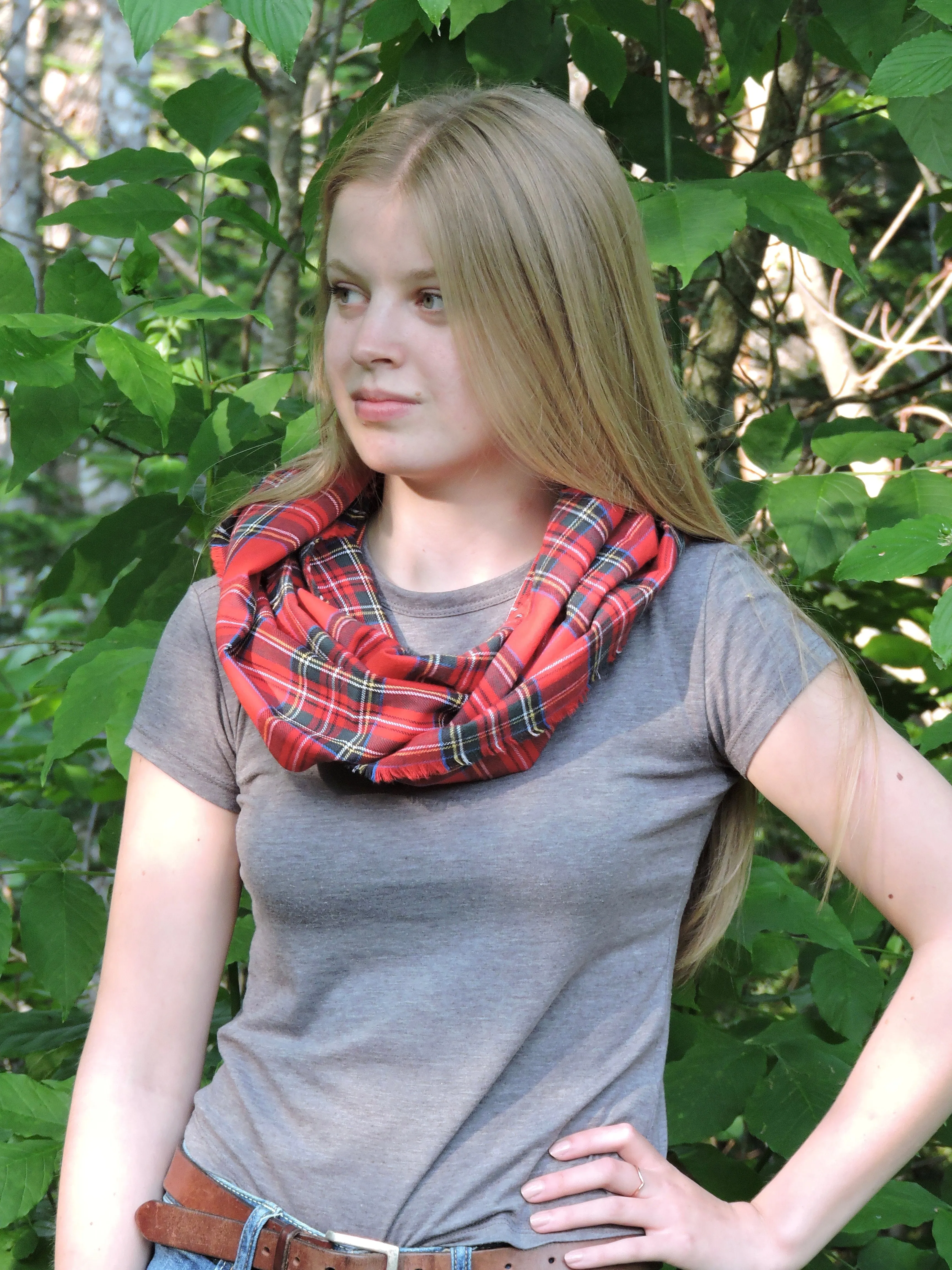 Emma 100% Cotton Infinity Scarf