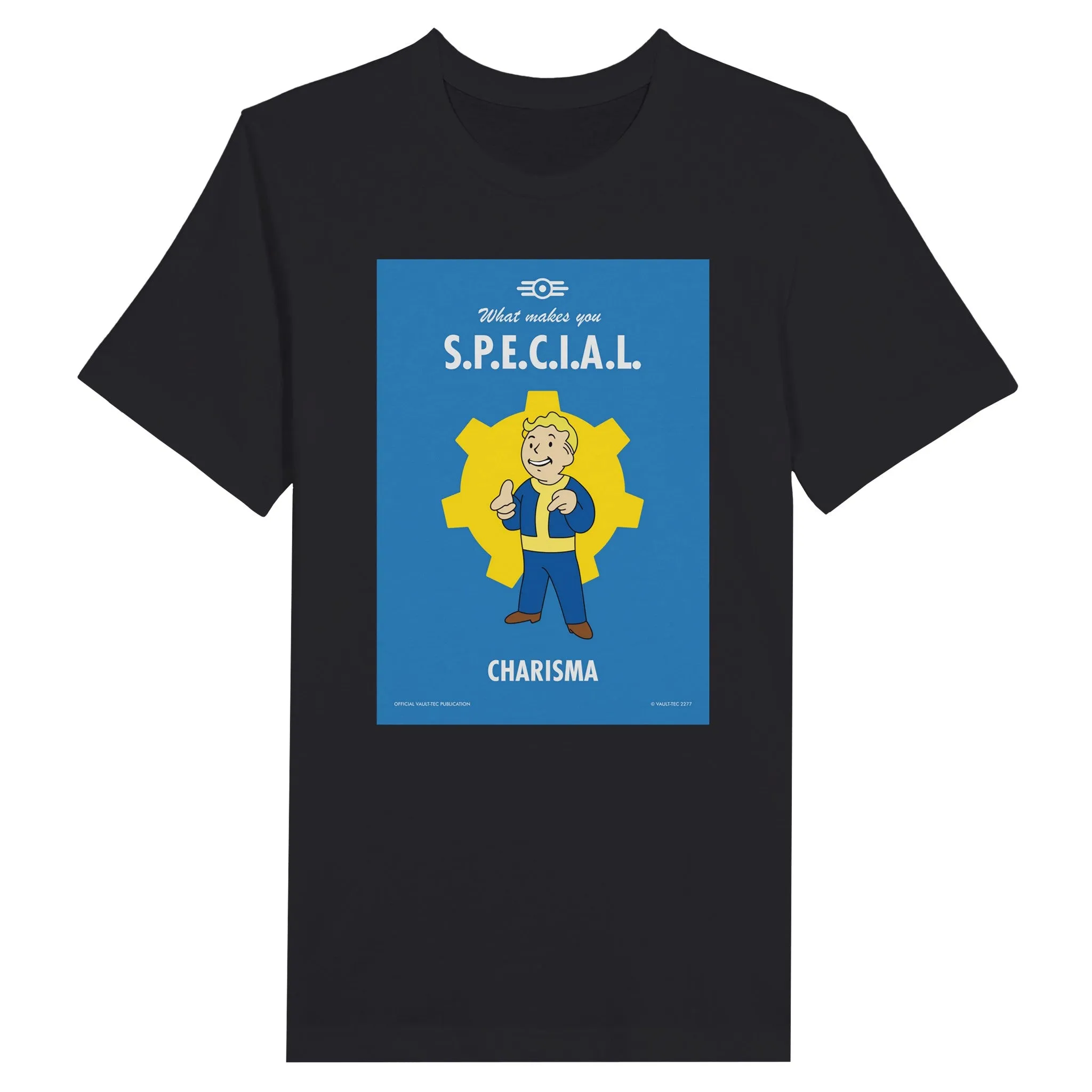 Fallout T-shirt - What Makes You S.P.E.C.I.A.L. Charisma Artwork - Premium Unisex T-shirt