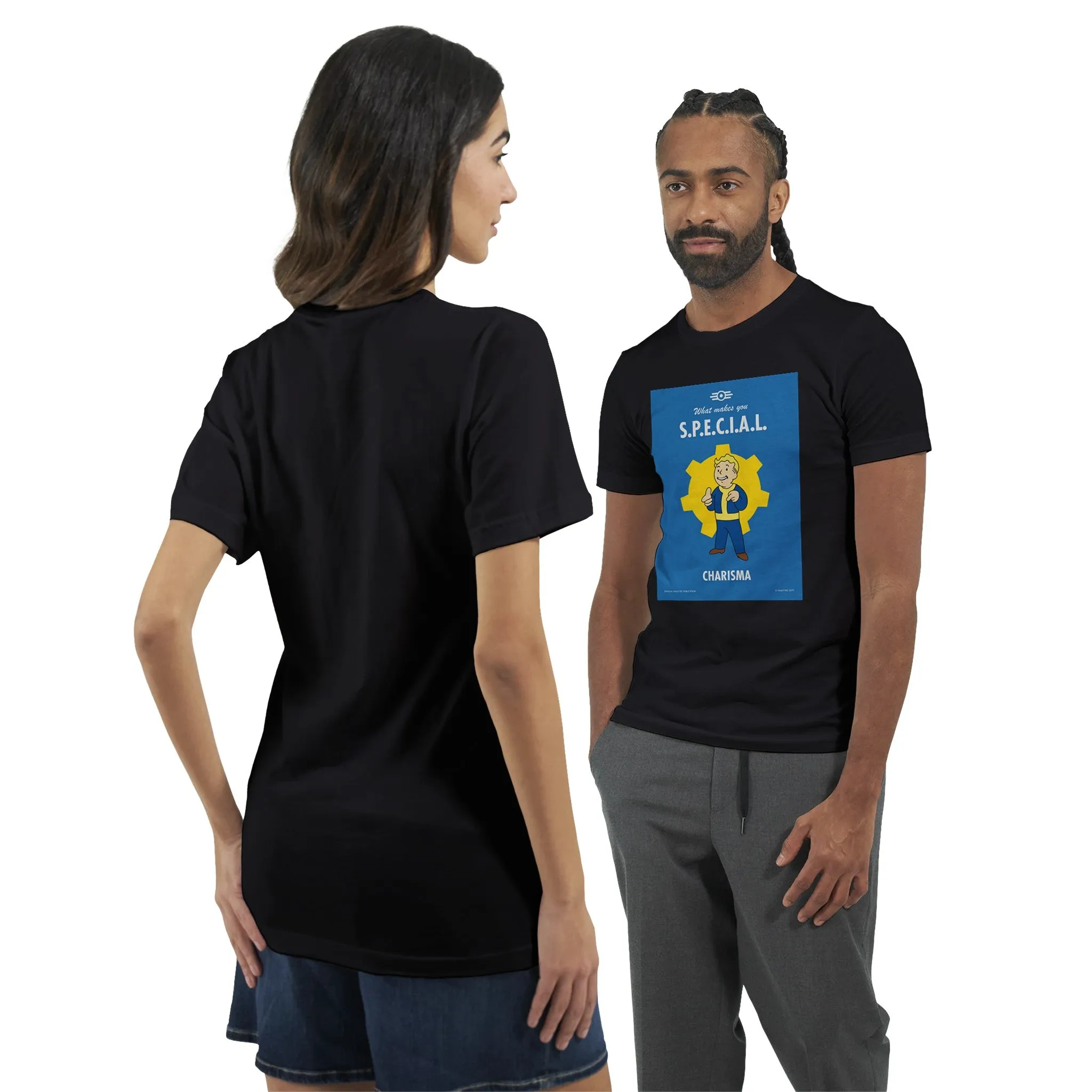 Fallout T-shirt - What Makes You S.P.E.C.I.A.L. Charisma Artwork - Premium Unisex T-shirt