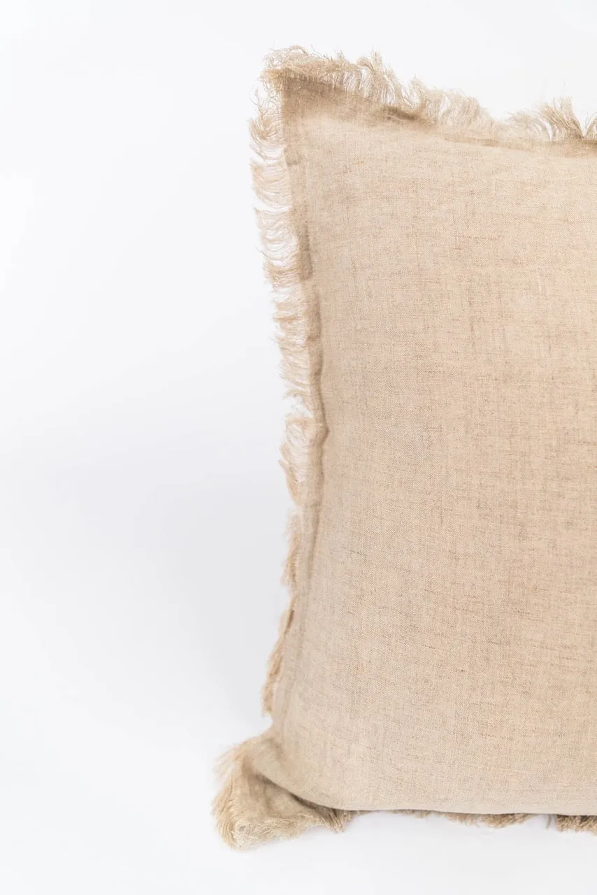 Fickle Heart Fringe Pillow