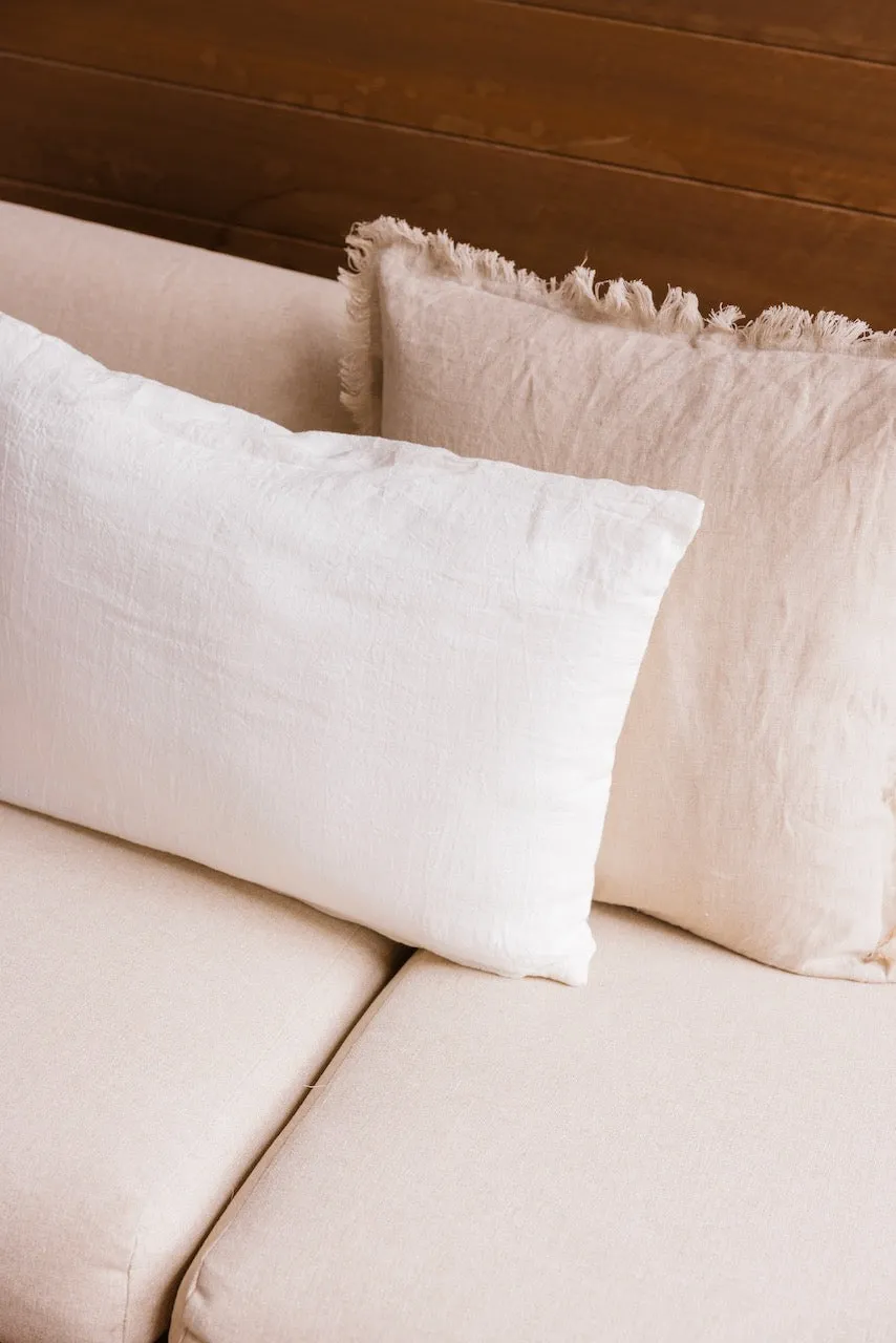 Fickle Heart Fringe Pillow