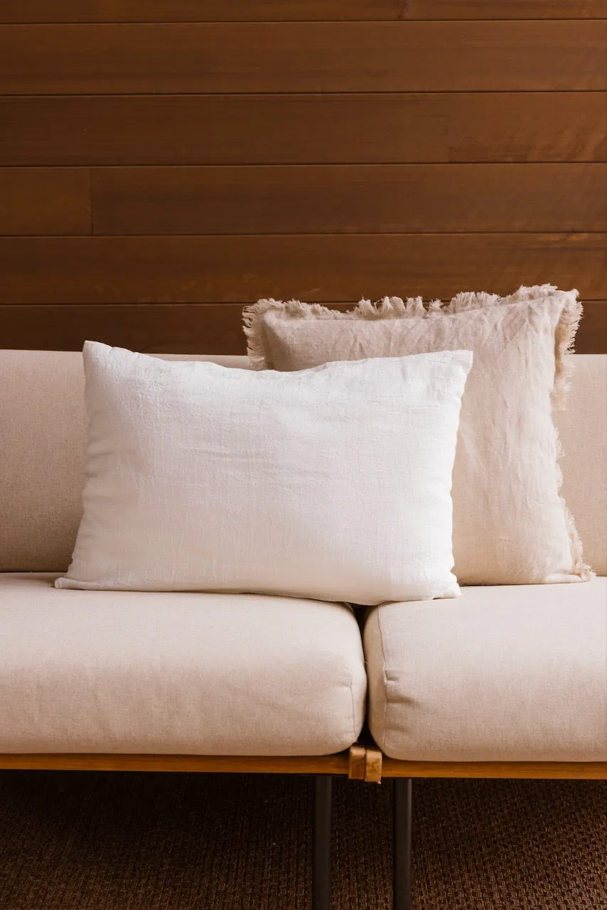 Fickle Heart Fringe Pillow