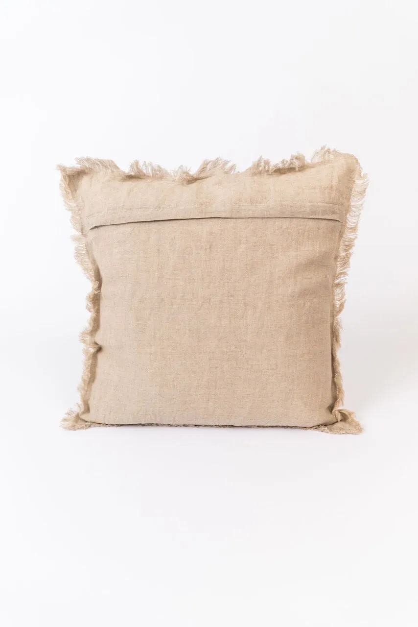 Fickle Heart Fringe Pillow