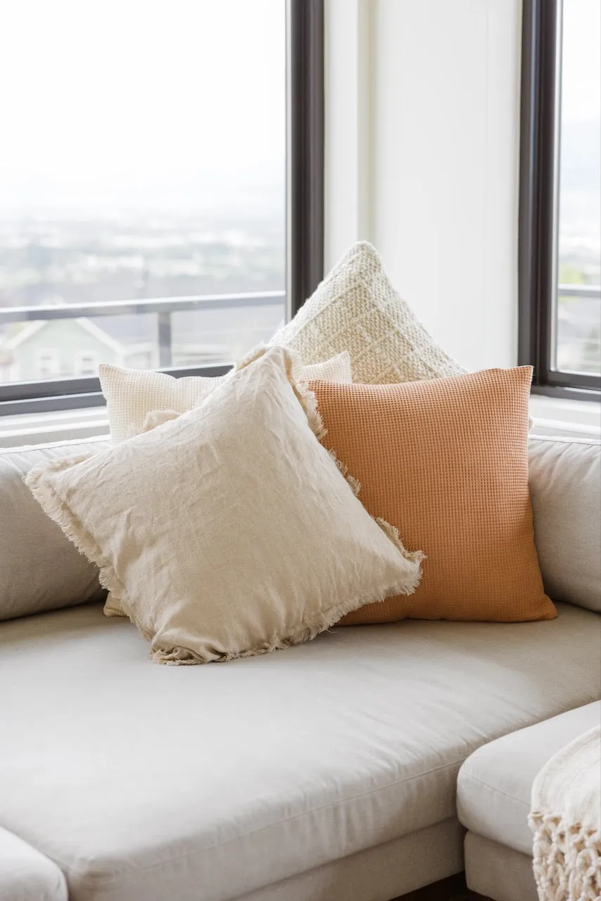 Fickle Heart Fringe Pillow