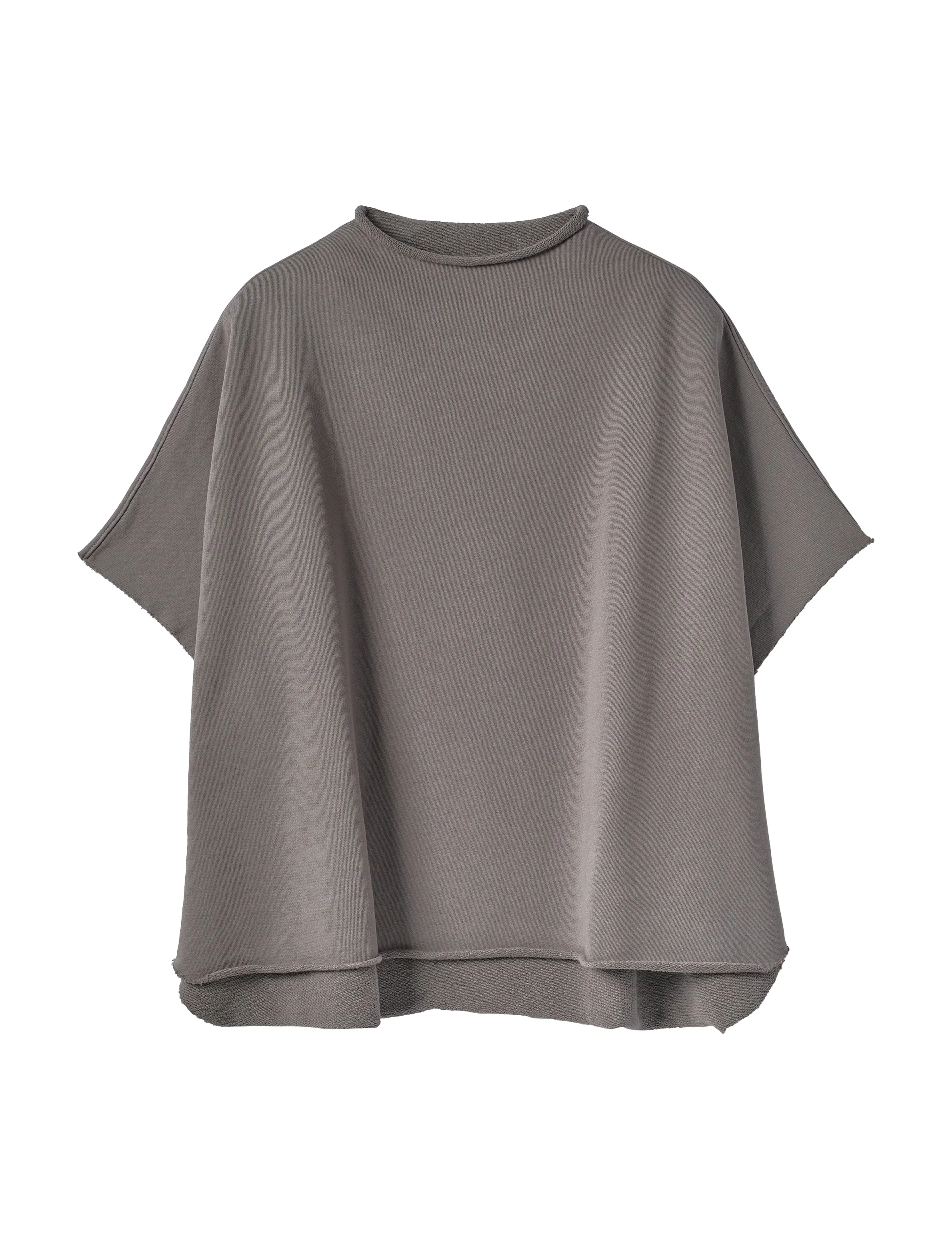 Frank & Eileen - Audrey Funnel Neck Capelet in Elephant