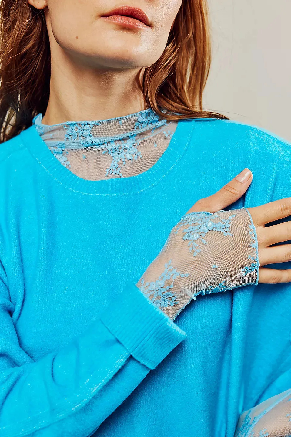 Free People Lady Lux Layering- Blue Bell