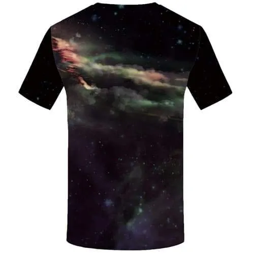 Galaxy Space T-shirt Men Nebula Tshirts Novelty Colorful Shirt Print Gothic T shirts Funny Short Sleeve summer Mens Tee Top Slim