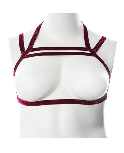 Gender Fluid Sugar Coated Harness -Raspberry Glitter