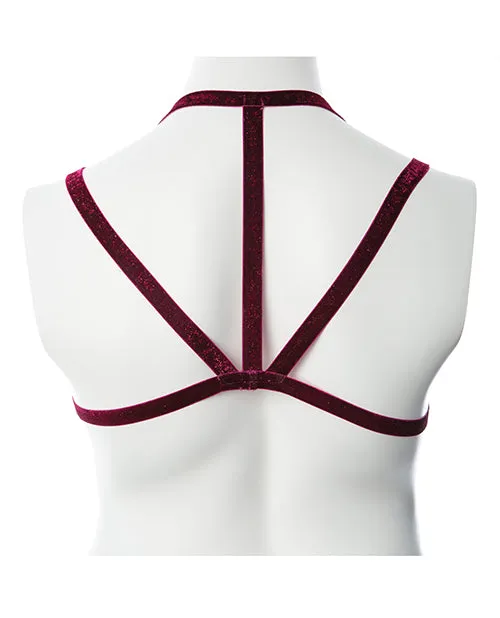 Gender Fluid Sugar Coated Harness -Raspberry Glitter