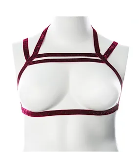 Gender Fluid ''Sugar Coated'' Harness -Raspberry (S-L)