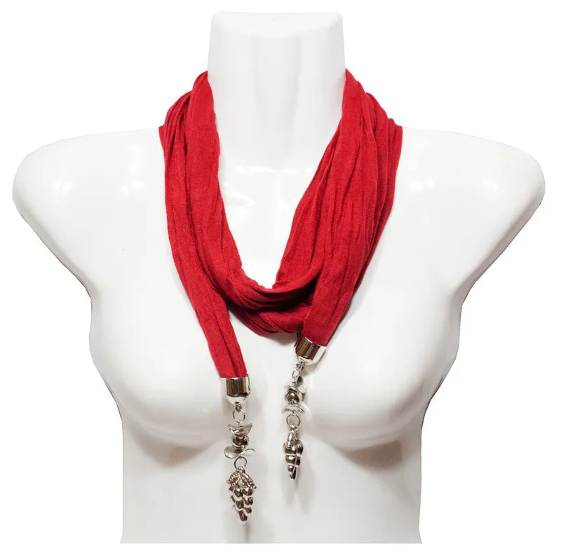 Girls Graps Designed Pendants Fashion Scarf Wholesale