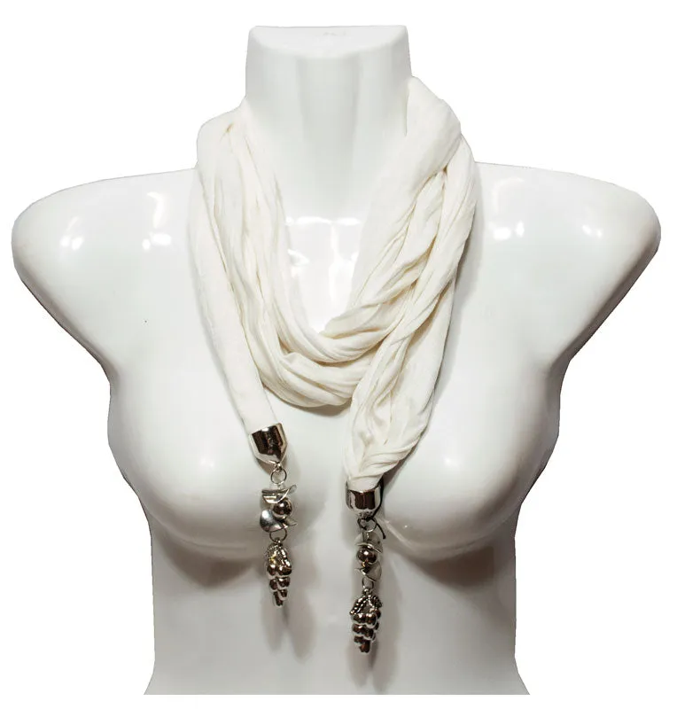 Girls Graps Designed Pendants Fashion Scarf Wholesale