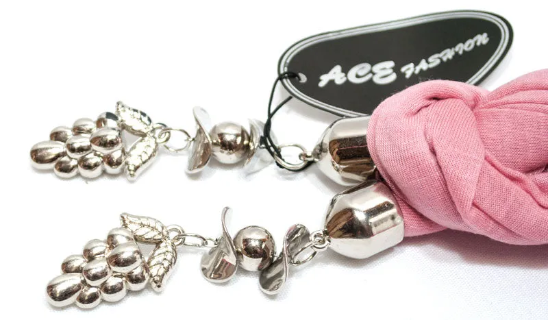 Girls Graps Designed Pendants Fashion Scarf Wholesale
