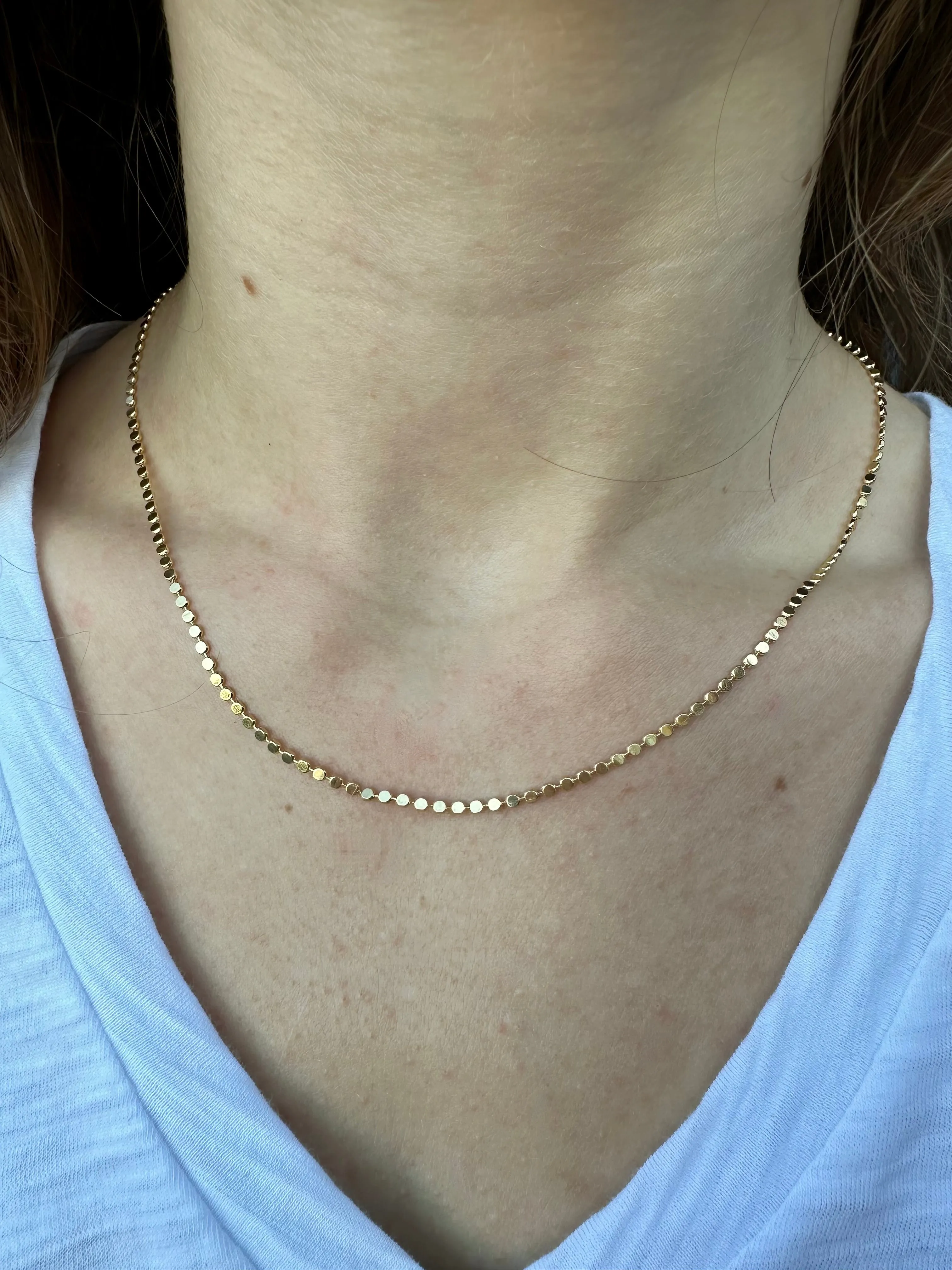 Gold Filled Dots Chain