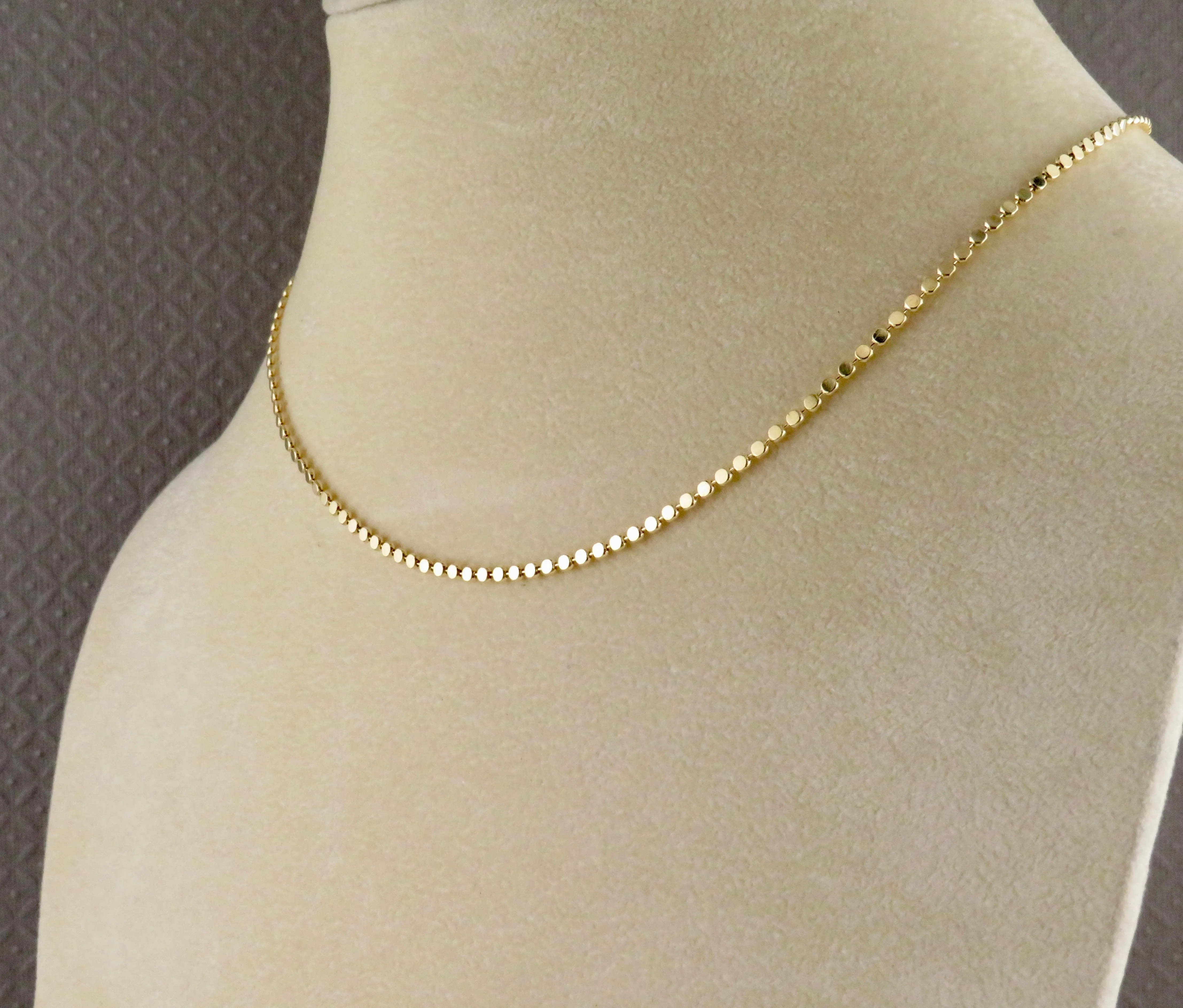 Gold Filled Dots Chain