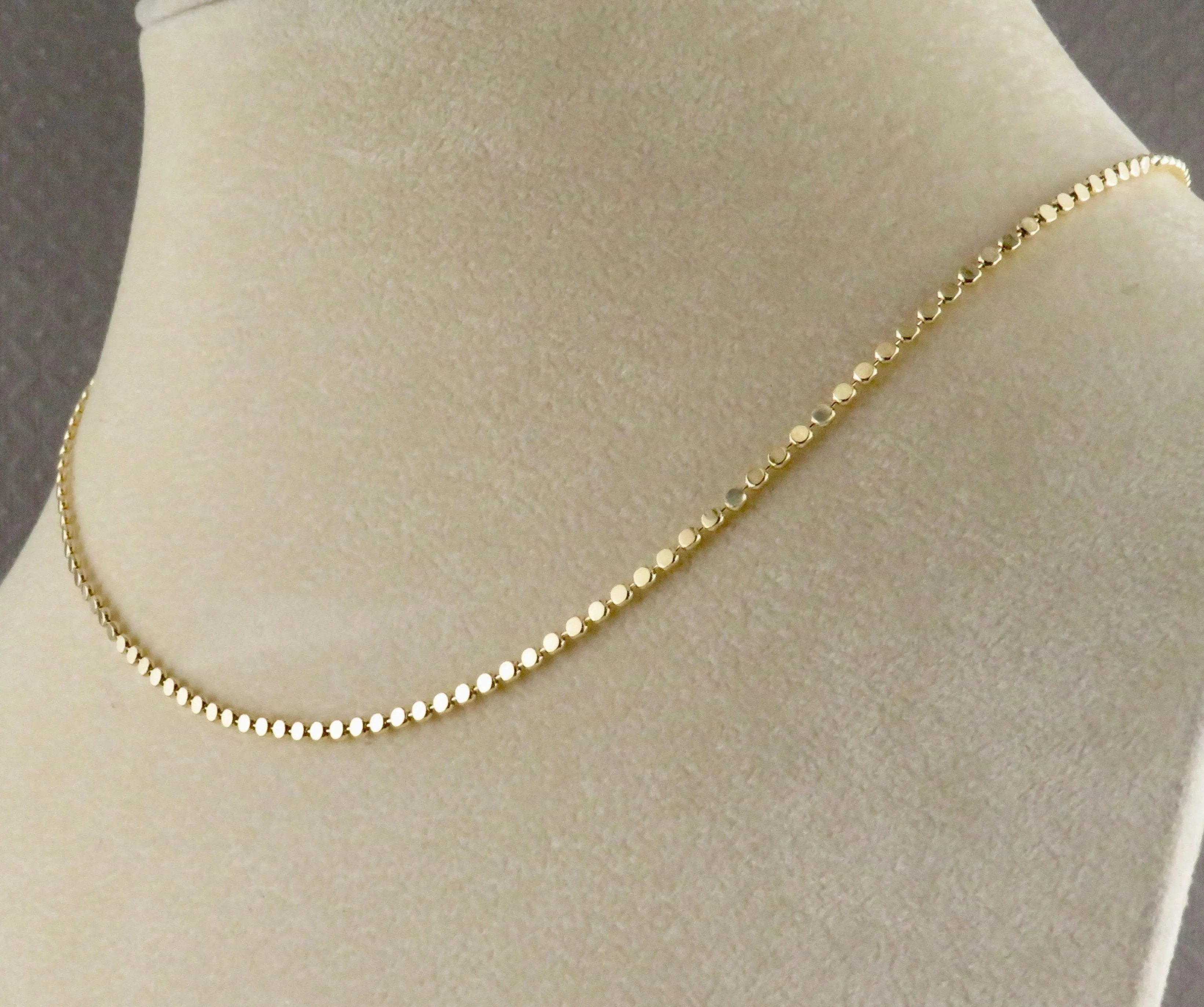 Gold Filled Dots Chain