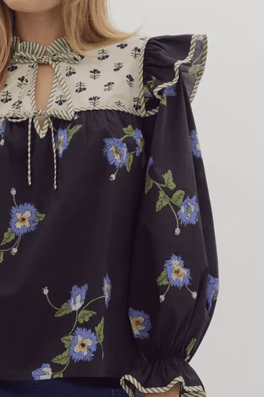 Gracie Flutter Sleeve Top