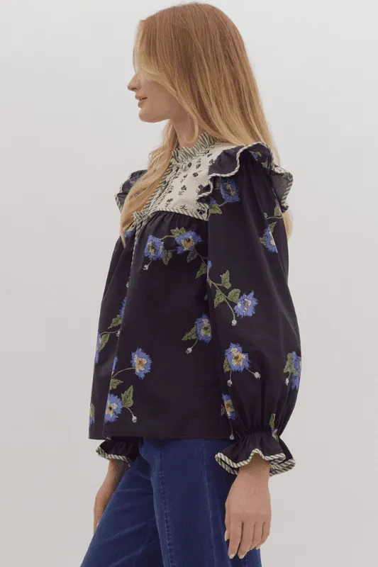 Gracie Flutter Sleeve Top