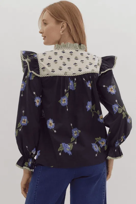 Gracie Flutter Sleeve Top