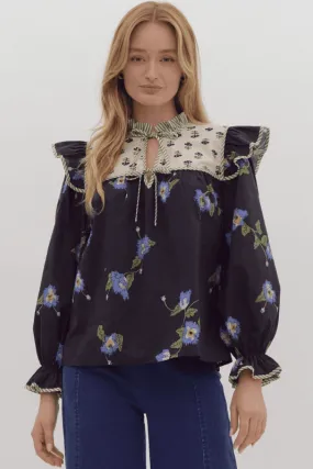 Gracie Flutter Sleeve Top