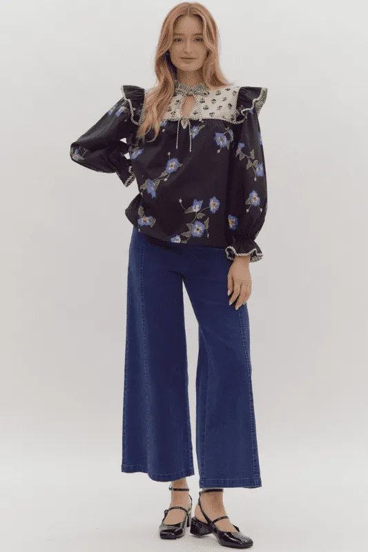 Gracie Flutter Sleeve Top