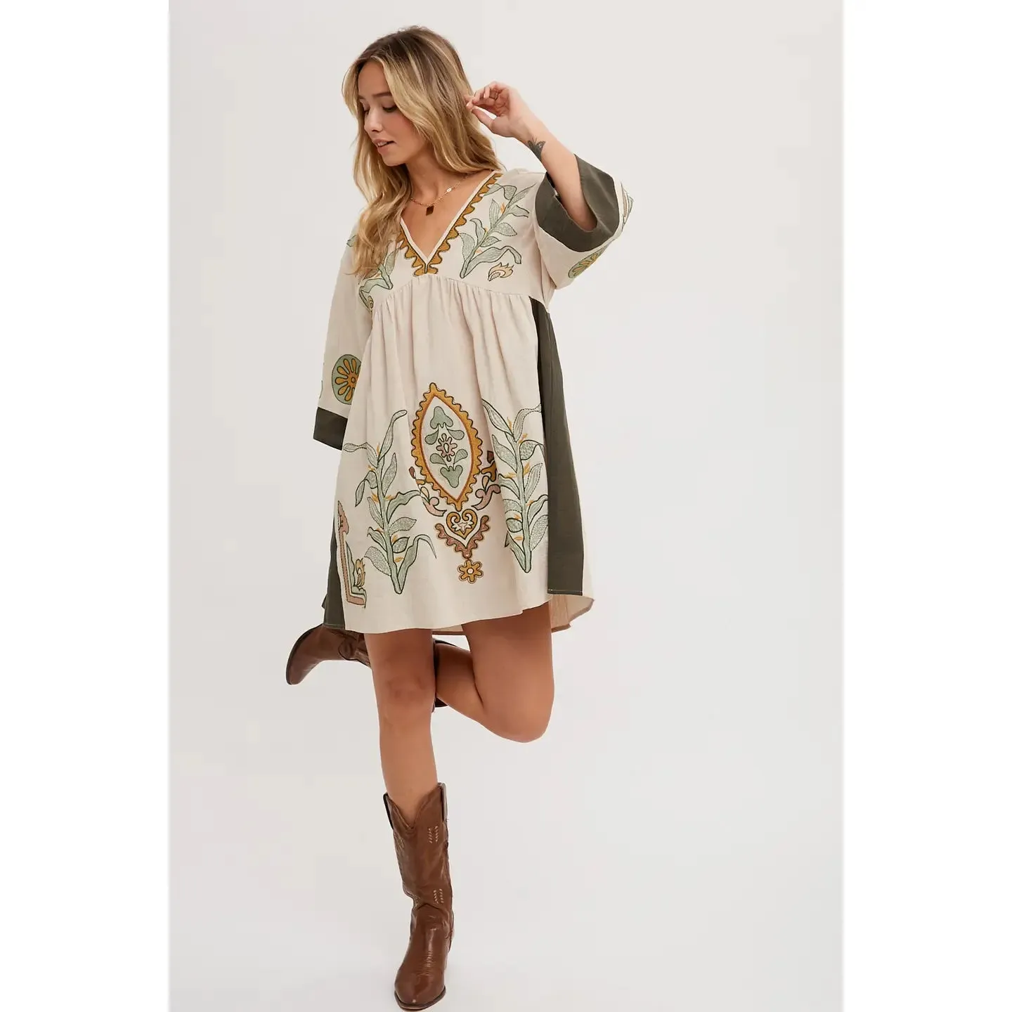Green Girl Dress