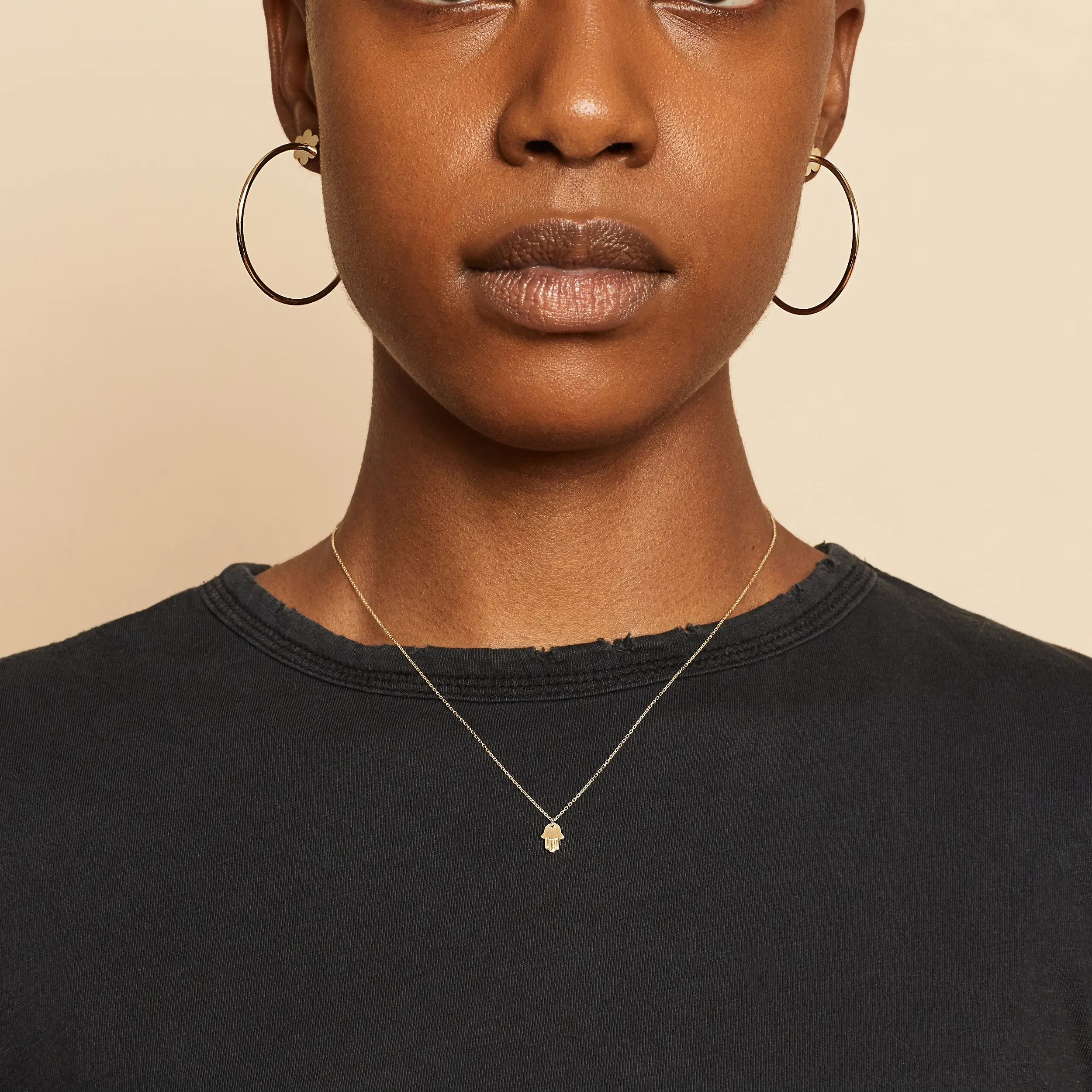 Hamsa Pendant Necklace