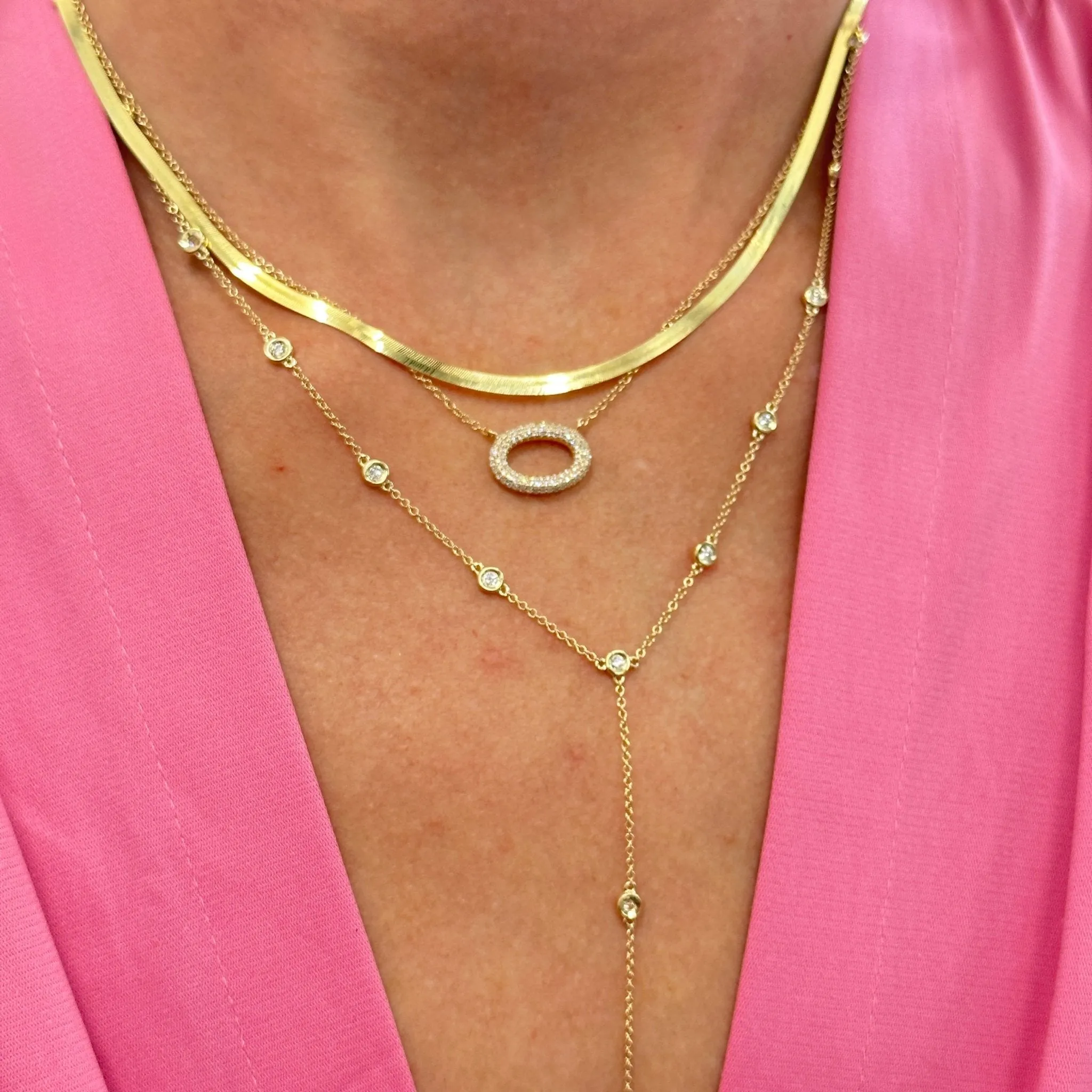 Herringbone Gold Necklace