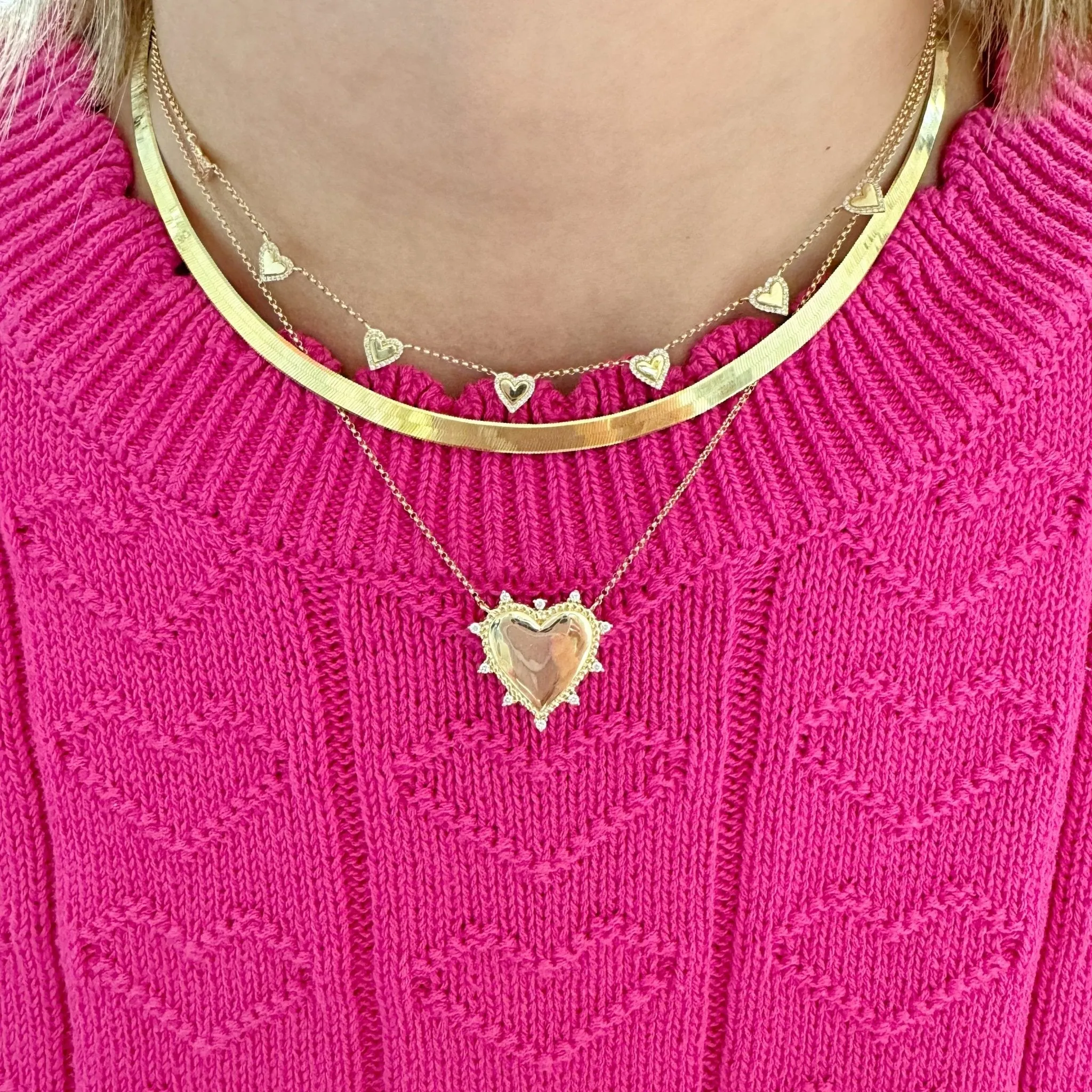 Herringbone Gold Necklace