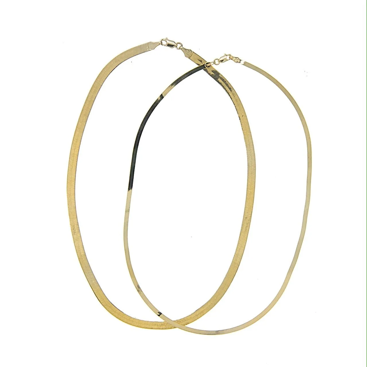 Herringbone Gold Necklace