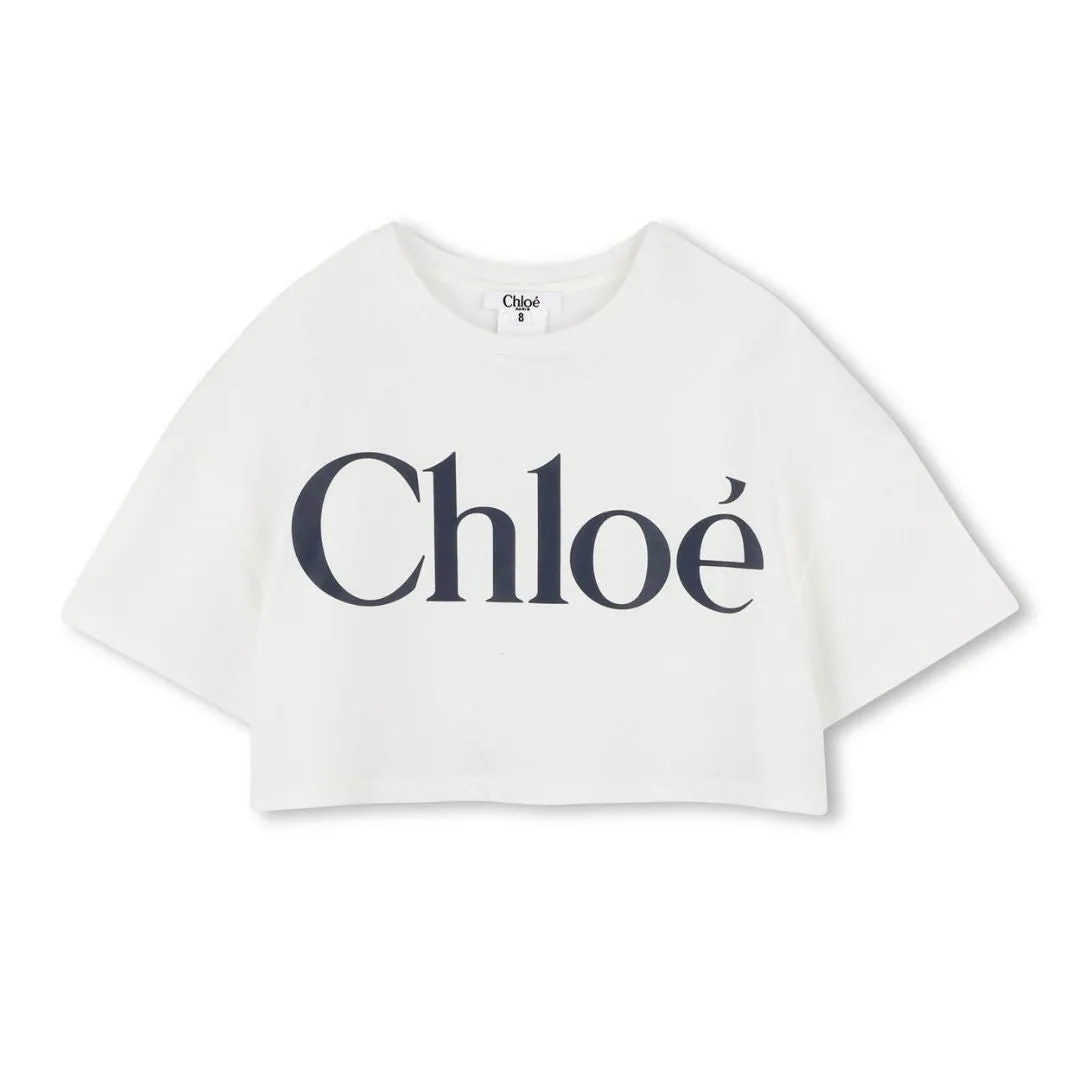 Ivory Cropped T-Shirt