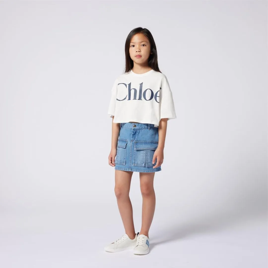 Ivory Cropped T-Shirt