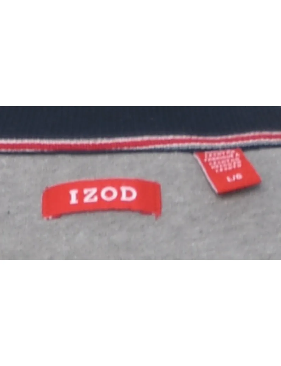 Izod Plain Sweatshirt - L