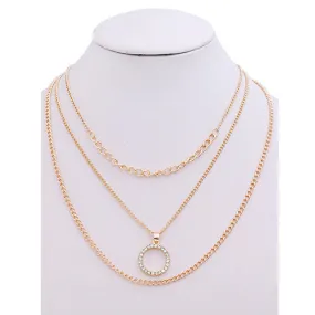 JAN37204 - Layered Chain Necklace