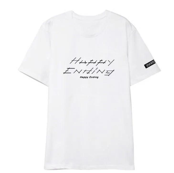 Korean Seventeen Round Neck T Shirt
