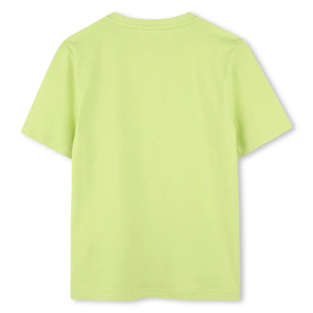 Lime Green Large Logo T-Shirt
